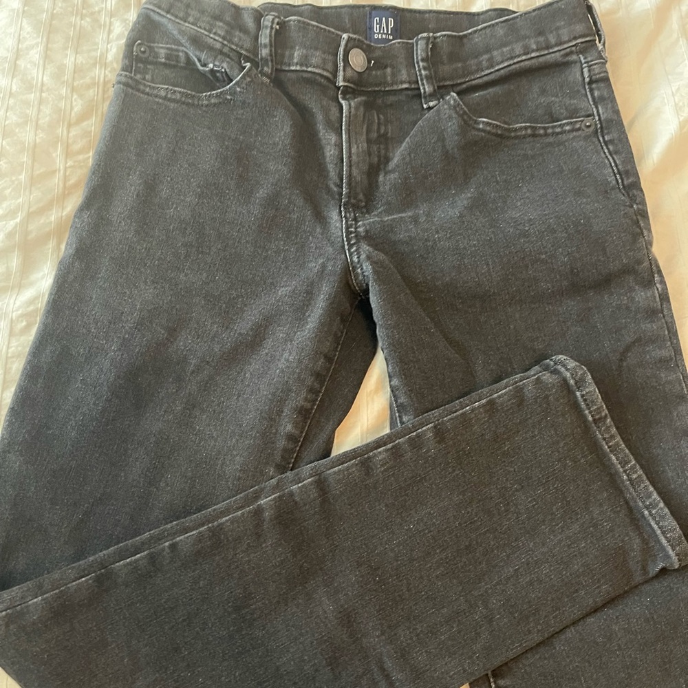 Gap kids black denim jeans size 12